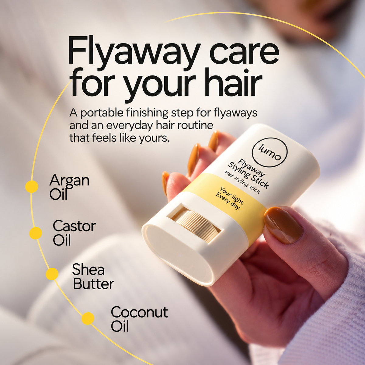 Lumo Flyaway Styling Stick — Lumo product gallery mockup